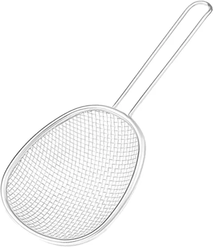 Juego de colador de cocina de acero inoxidable: limpieza y mantenimiento sin esfuerzo, malla gruesa