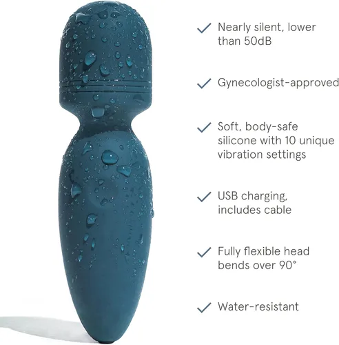 Miniatura 4 de LOLA Mini vibrador, mini masajeador y vibrador para mujeres, masajeador portátil, masajeador personal de bienestar sexual, vibrador femenino