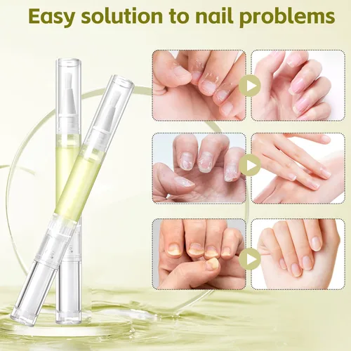Miniatura 3 de Nailz - Bolígrafo de crecimiento de uñas radiante, bolígrafo de aceite de crecimiento de uñas radiante, aceite de cutícula para uñas, fortalecedor