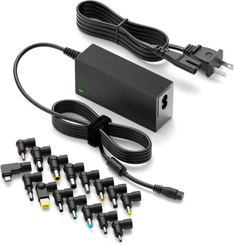 Powseed Cargador universal para portátil de 65 W, USB C, para MacBook Dell, HP, Lenovo, Acer, Chromebook, Asus, Samsung, Sony, Toshiba, Gateway,