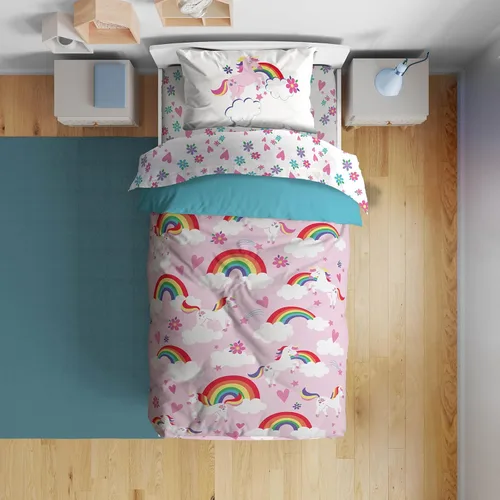 Miniatura 47 de Sunny Side Up Bluey & Friends - Juego de edredón tamaño completo, ropa de cama infantil de 7 piezas, incluye edredón, sábanas y funda de almohada