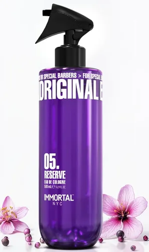 Miniatura 10 de Immortal NYC Reserve 04, Colonia para después del Afeitado en Spray para Cuerpo/Rostro, 17 oz - Exclusivo para Barberos - Suaviza la Piel