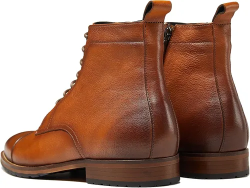 Miniatura 4 de Dockorio Botas chukka casuales para hombre, botas de vestir de cuero para hombre