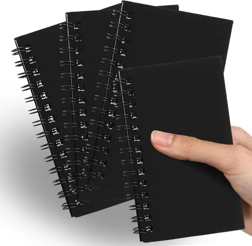 Miniatura 23 de Jutom 18 piezas de pequeños cuadernos en espiral, blocs de notas 3x5 a granel, pequeños cuadernos de bolsillo, mini blocs de notas con páginas
