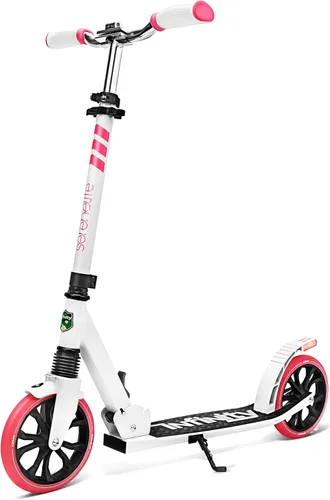 Miniatura 14 de SereneLife Patinete de dos ruedas para adolescentes, patinete de deslizamiento suave para adultos con altura ajustable para mayores de 8 años, Blanco