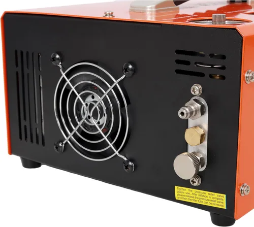 Miniatura 8 de Compresor de aire PCP, compresor de pistola de aire PCP portátil de 4500PSI con convertidor integrado, parada automática DC12V/AC120V Bomba