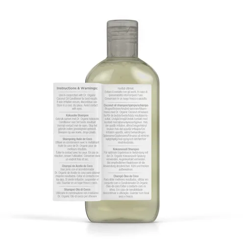 Miniatura 3 de Organic Doctor Champú de aceite de coco virgen orgánico, 9 onzas líquidas
