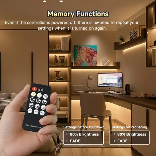 Miniatura 3 de BTF-LIGHTING COB - Tira de luz LED de 24 V, 16.4 pies, 3000 K, blanco cálido, regulable, de alta densidad, cinta flexible con control remoto