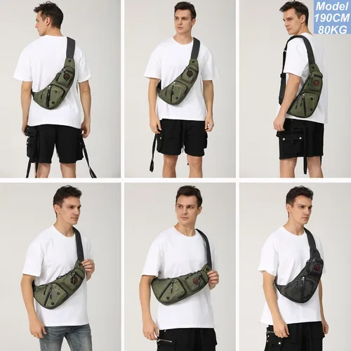 Miniatura 37 de Nicgid Sling Bag - Mochila bandolera para hombre), LYSB01NH075BJ-SPRTSEQIP