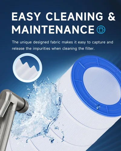 Miniatura 8 de AQUALTRA Filtro de piscina compatible con CC150, PAP150, CCRP150, PAP150-4, Ultral-C4, PP-C4, C-9415, R173216, FC-0687, 150 pies cuadrados, 31 1/8