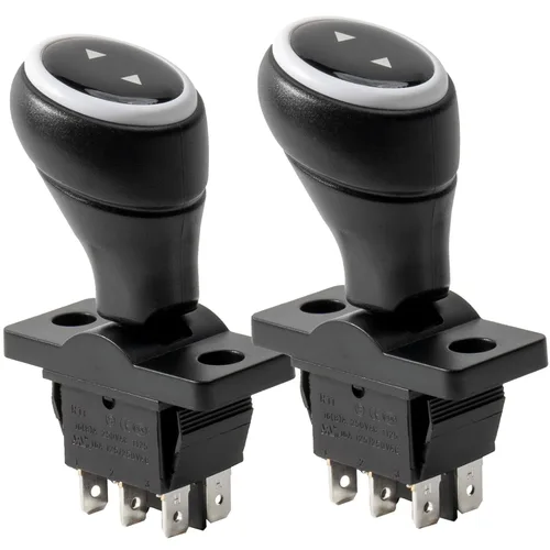 2 piezas 6 V 12 V weelye niños parachoques coche Joystick piezas de repuesto hacia adelante interruptor de marcha atrás joystick, rotación del coche