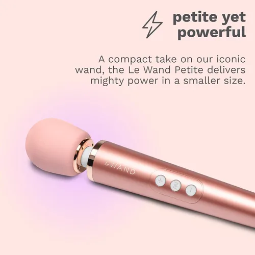 Miniatura 3 de Le Wand - Masajeador personal pequeño para mujeres y hombres - Masajeador de varita vibratoria con 10 velocidades ruidosas y 6 patrones de vibración