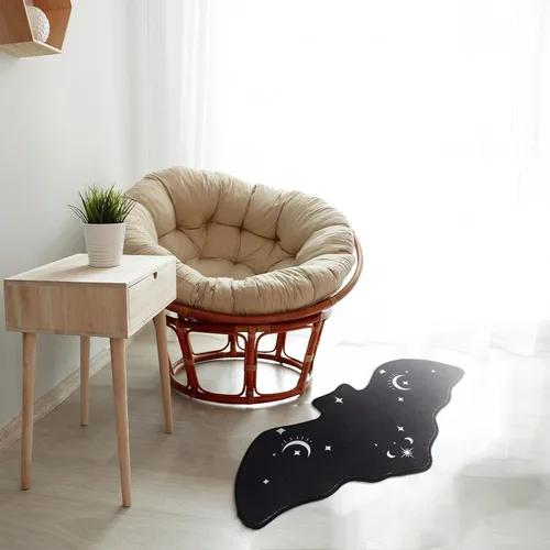 Miniatura 2 de Harloon Tapete gótico de baño de 3 piezas de 16 x 32 pulgadas, espeluznante, tapete gótico de baño, tapete de baño gótico de terror, decoración