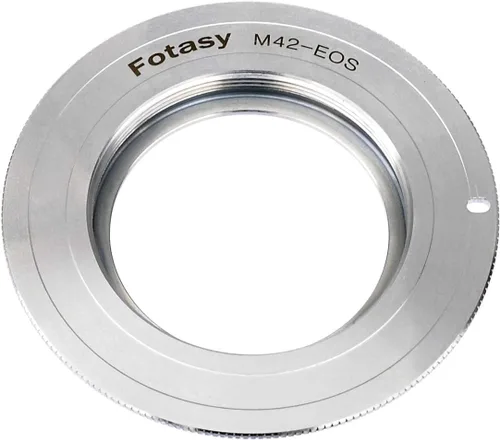 Miniatura 6 de Fotasy Adaptador ajustable de lente T2 a cañón EF EFS, adaptador de lente de telescopio de montaje en T, enfoque infinito, compatible con Canon DSLR