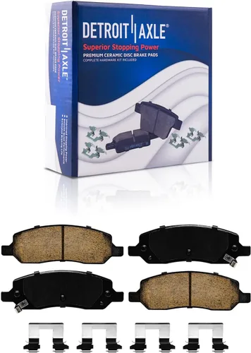 Miniatura 100 de Detroit Axle - Pastillas de freno traseras para Kia Sportage 2017-2022, Hyundai Tucson 2016-2021, pastillas de freno de cerámica 2018 2019 2020