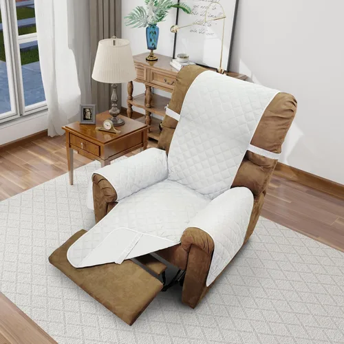 Miniatura 32 de Fundas para silla reclinable, reversible, funda de sofá para mascotas, protector de muebles para niños perezosos