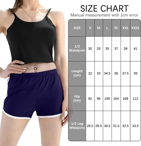 Miniatura 2 de URATOT Pantalones cortos deportivos de algodón para mujer, transpirables, pantalones cortos de entrenamiento de delfín para yoga, ciclismo