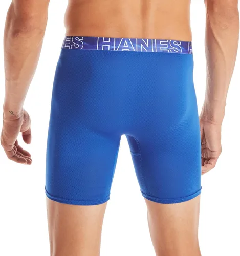 Miniatura 4 de Hanes X-Temp Calzoncillo tipo bóxer de malla de 4 vías elástica para hombre