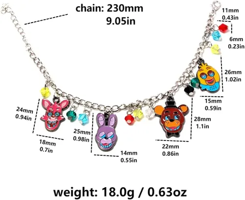 Miniatura 2 de FNAF - Insignia de guardia de seguridad Pin de guardia nocturno de Freddy Fazbear Regalos de disfraz de la FNAF para niños, hombres, mujeres
