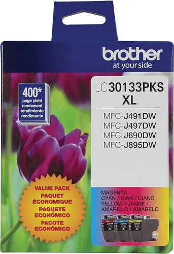 Miniatura 2 de Brother - Cartuchos de tinta de alto rendimiento para impresoras a color LC3013, 3 paquetes para la serie Work Smart - Tinta de grado profesional