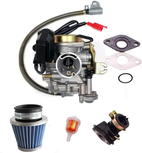 Carburador de 50 cc de 4 tiempos GY6 de alto rendimiento 139QMB Carburador para Gy6 50cc 49cc Scooter ciclomotor PD18J Motor de carbohidratos con