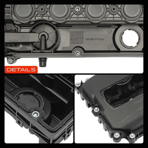 Miniatura 9 de A-Premium Kit de cubierta de válvula de motor compatible con Chevy Cruze, Sonic, Trax, Aveo, Aveo5, L4 1.6L 1.8L (tipo de aluminio mejorado)