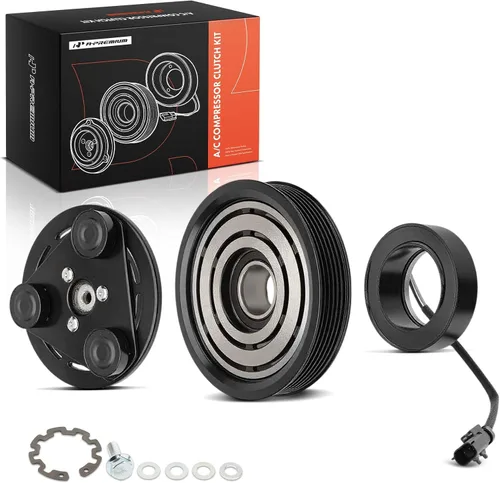 A-Premium Kit de embrague de compresor de A/C para Jeep Liberty 3.7L 2006-2008, apto para Dodge Nitro 3.7L 2007-2008, solo apto para compresor