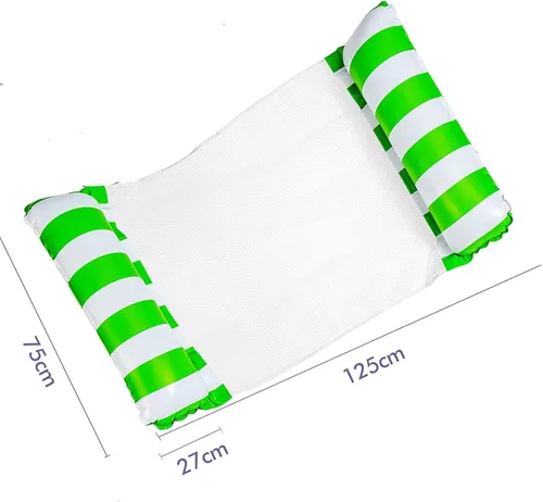 Miniatura 5 de Paquete de 4 flotadores inflables para Piscina, hamaca de agua 4 en 1, flotadores de Piscina Adulto tamaño para Piscina, Fiesta, Verano, lago