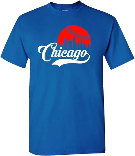 Miniatura 14 de Xtreme Apparrel Cityscape Skyline - Camiseta para hombre para fanáticos del béisbol Miami - Camisa negra
