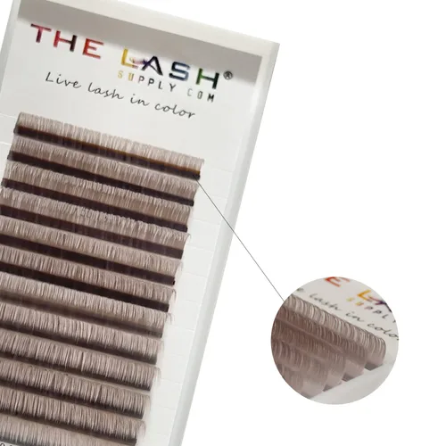 Miniatura 28 de THE LASH SUPPLY Extensiones de pestañas de volumen de color para Halloween, rizo CC, 0.51-0.70 pulgadas de longitud, 0.07 de grosor, rizo natural