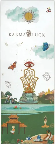 Miniatura 8 de KARMA AND LUCK Grounded Grace - Toalla de yoga, energía arraigada para fuerza y equilibrio, toalla antideslizante para esterilla de yoga caliente