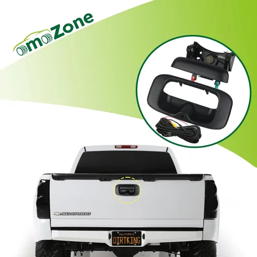 Miniatura 5 de Cámara de respaldo con manija de puerta trasera Cámara de visión trasera con manija de cierre de puerta Compatible con 1999-2007 Chevrolet Chevy