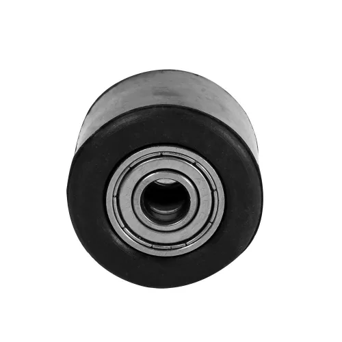 Miniatura 3 de Keenso Rodillo de cadena, rueda de polea tensor de cadena de 0.315 in, color negro, para moto motorizada de motocross, pit bike enduro motocicleta