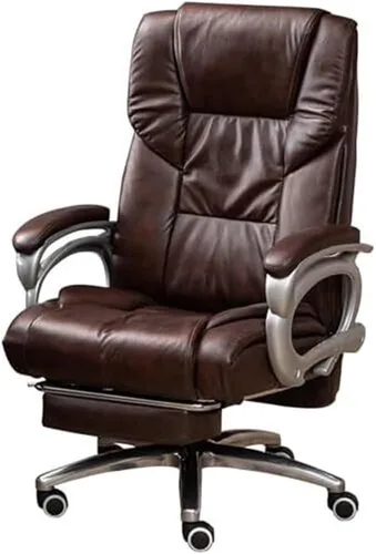Miniatura 9 de Big and Tall Office Chair Leather Executive Heavy Duty Ergonomic Computer Desk Chair with Adjustable Lumbar Support Headrest and Footrest High Back