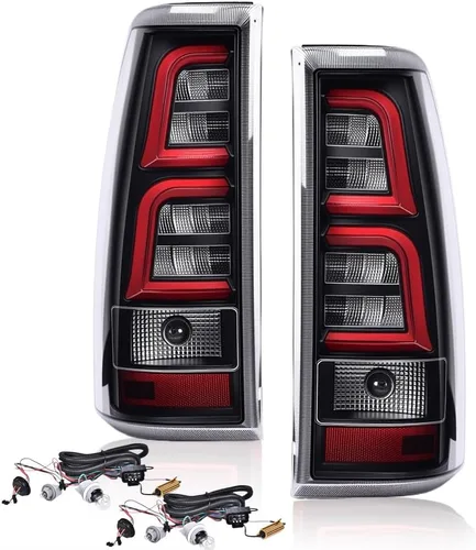 Miniatura 24 de G-PLUS Juego de luces traseras con bombilla, compatible con Chevy GMC C/K 1500 2500 3500, se ajusta a Chevy Silverado 1988-1999, se ajusta a Chevy