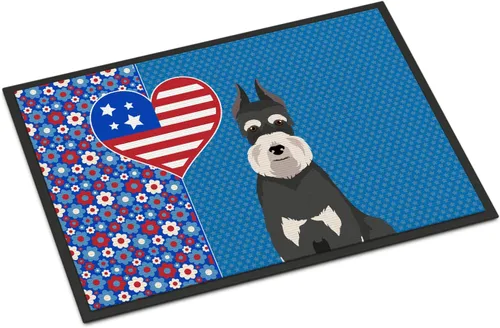 Miniatura 67 de Caroline's Treasures WDK5119JMAT Airedale Terrier USA - Tapete para interiores o exteriores, 24 x 36 pulgadas, tapete para puerta delantera