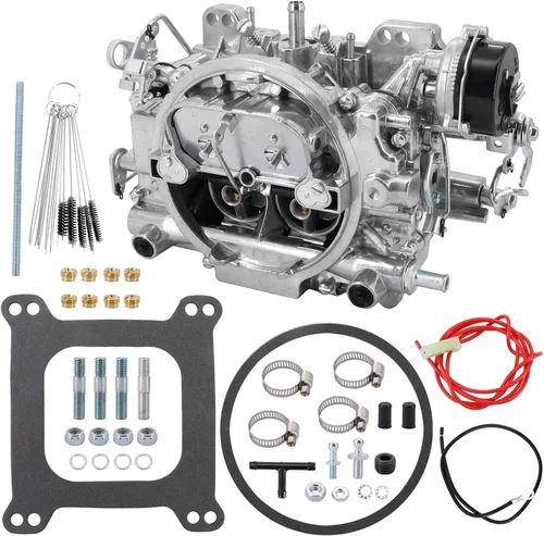 Repuesto de carburador 1403 para válvula de aire de orificio cuadrado de 4 barriles 500CFM, estrangulador eléctrico secundario compatible con Ch.evy