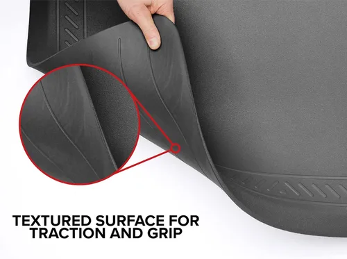 Miniatura 3 de WeatherTech ComfortMat, 24 x 36 pulgadas Antifatiga Comfort Mat, patrón de fibra de carbono, marrón Beige Bronceado