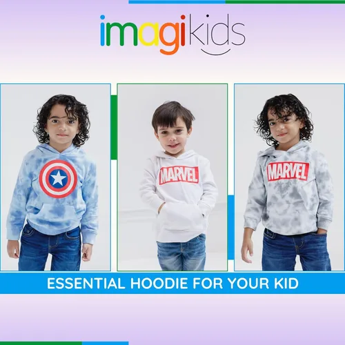 Miniatura 3 de Marvel Avengers Spider-Man Hulk - Sudadera con capucha de forro polar para niños pequeños y grandes