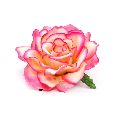 Miniatura 9 de Broche de flores para el pelo de rosa para mujer, para tocado de novia, bailarina flamenca, paquete de 10 unidades (mezcla de 10 colores)