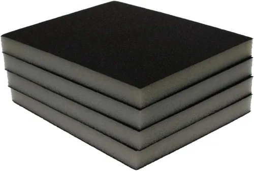 Miniatura 36 de Utoolmart 12 bloques de lijado de esponja de lijado, grano 180 húmedo, seco, lavable y reutilizable, esponja de papel de lija para muebles de 12