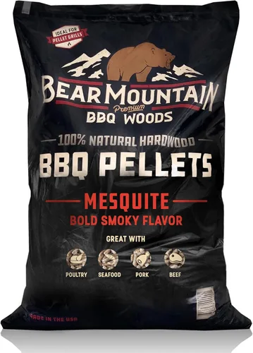 Miniatura 11 de Bear Mountain - Pellets de madera natural para ahumador, parrilla y barbacoa, 20 libras, manzana