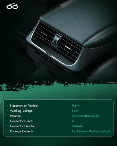 Miniatura 7 de SCITOO Motor soplador de calentador HVAC con jaula de ventilador frontal 700089 para Cadillac 2002-2006, para Chevy 1999-2006, para GMC 1999-2006