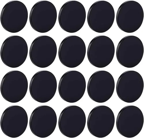 Miniatura 12 de FINGERINSPIRE 100 piezas de lámina de acrílico circular transparente de 1 pulgada, bases circulares en miniatura en blanco, disco de acrílico mini