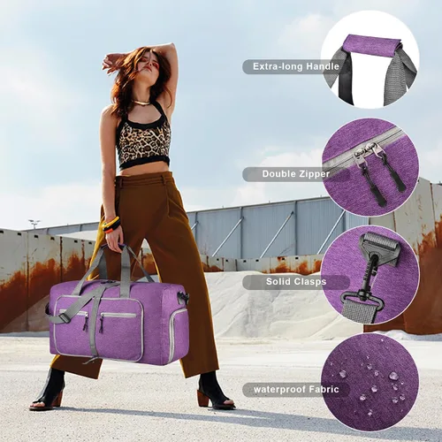Miniatura 3 de Bolsa de viaje con compartimento para zapatos, unisex, resistente al agua