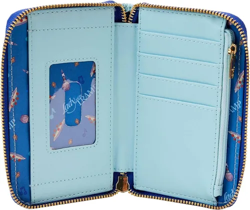 Miniatura 5 de Loungefly Disney Lady and the Tramp Classic Book Wallet, Varios colores, Cremallera alrededor