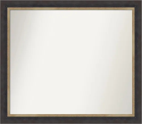 Miniatura 42 de Amanti Art Espejo personalizado, espejo de baño negro Astor, espejo de pared o espejo de tocador de baño sobre el fregadero (25 x 25 pulgadas)