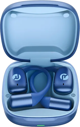 Miniatura 2 de Raycon Essential Open Earbuds – Auriculares inalámbricos True Wireless de oído abierto con Bluetooth 6.0, ultraligeros, diseño de gancho cómodo, Azul