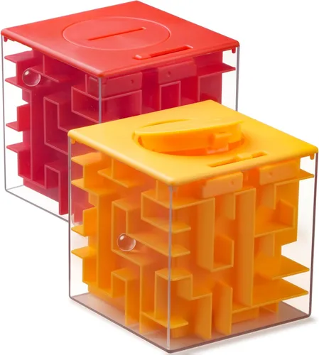 Miniatura 8 de Caja de rompecabezas laberinto de dinero iKeelo (paquete de 2) para niños y adolescentes, hace que dar regalos en efectivo sea más divertido