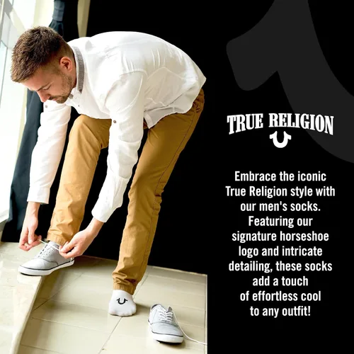 Miniatura 7 de True Religion Mens Socks 6 & 12 Pairs Ankle Socks for Men Quarter Premium Athletic Men's Socks, Shoe Size 8-12